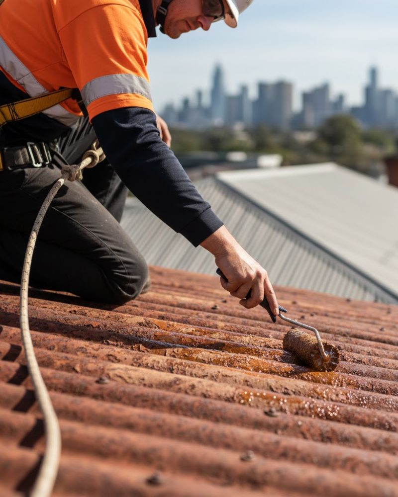 Colorbond roof coating protection Melbourne