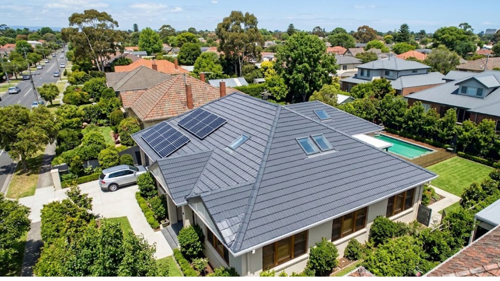 Roof restoration Melbourne tile roof repaint