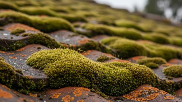 Roof moss removal Melbourne lichen treatment