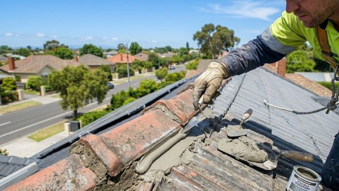 Ridge cap repointing repairs Melbourne roof restoration