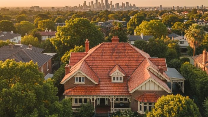 Terracotta tile roof cleaning Melbourne soft wash